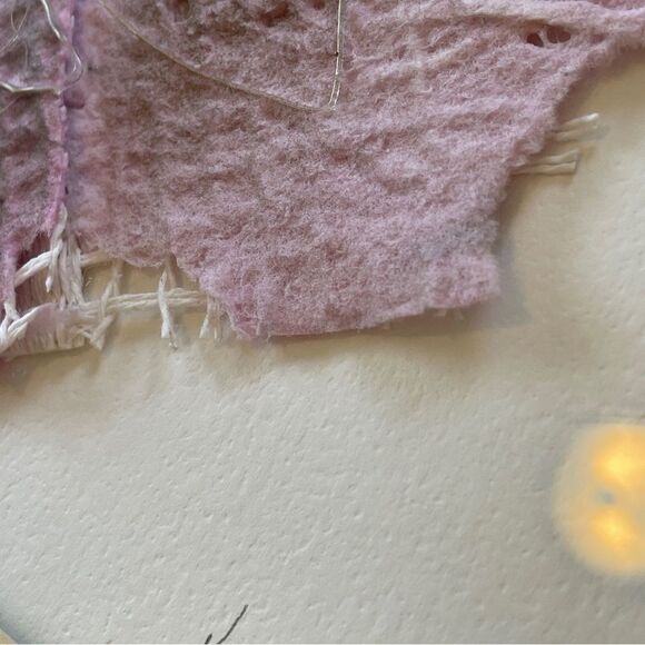 Artist Kathy Shelton Gold Framed Abstract 3D Art Piece Purple Pink Gold - Picture 12 of 16